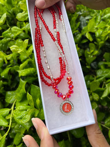 1913 DST Silver Waist Beads