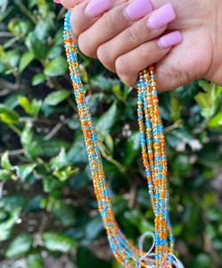 “ Reign of Cleopatra ” 🧡💙💛 Waist Beads