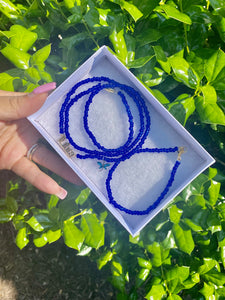 Matching Zodiac Waist beads & Anklet 🦋💙